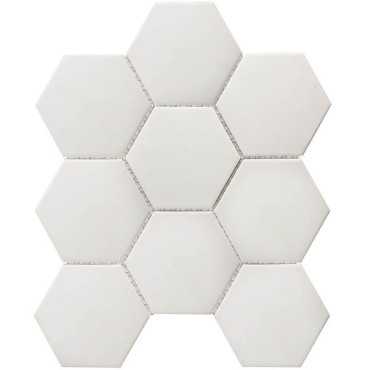 Мозаика Hexagon big White Antislip (JFQ51011) 25.6x29.5x6 от StarMosaic (Китай)