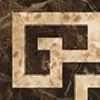 Напольный бордюр PJD-SDPH010 10 Waterjet Border (Emperador) 10x10 от Marmocer (Китай)